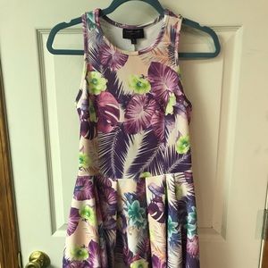 Cute Tropical Scuba Dress Sz S 🏝